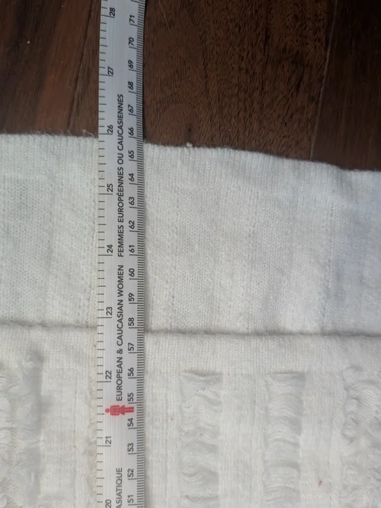 Gilli Cream Ribbed Funnel Neck Sweater - Picture 5 of 5